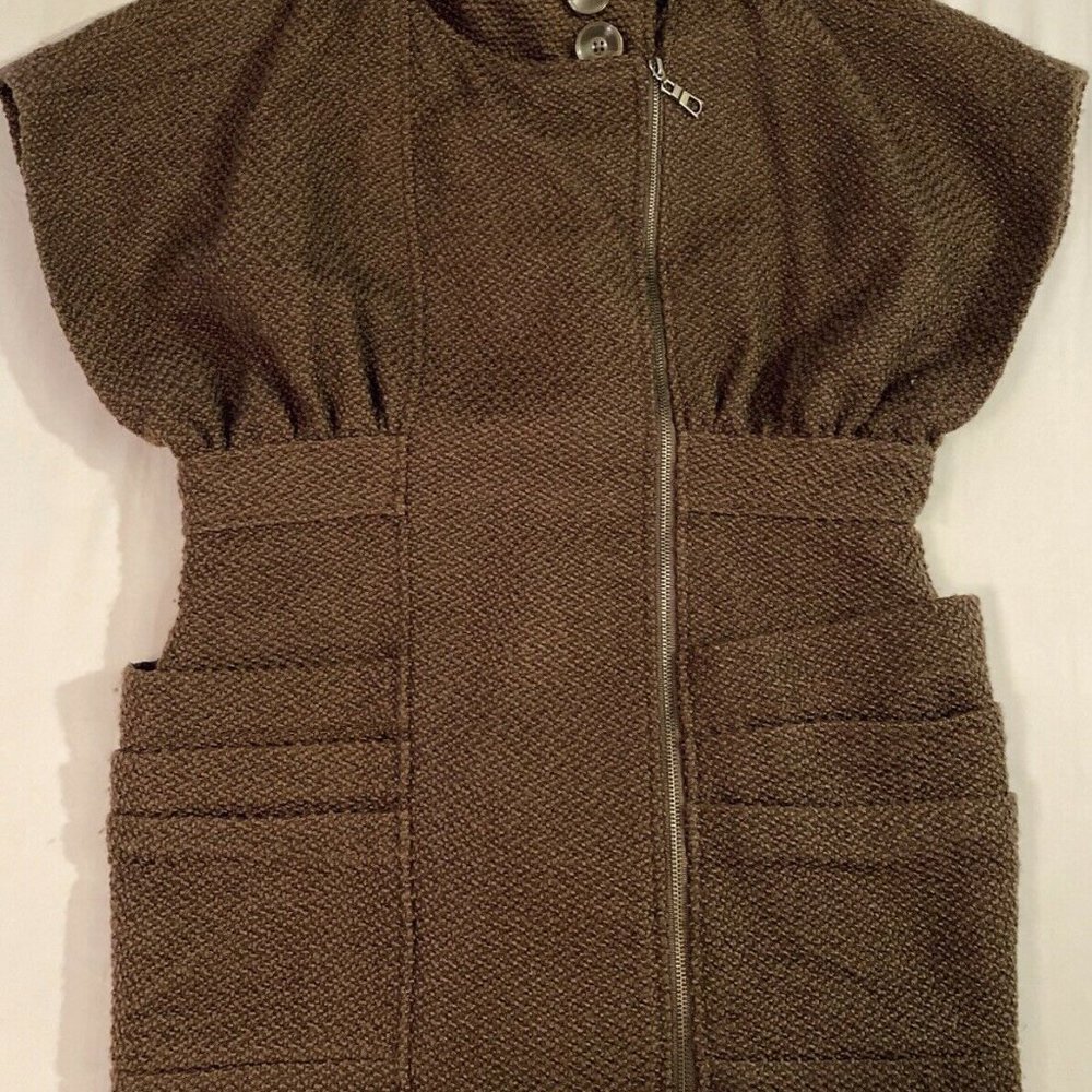 Anthropologie Luii Short Sleeve Thick Knit Jacket